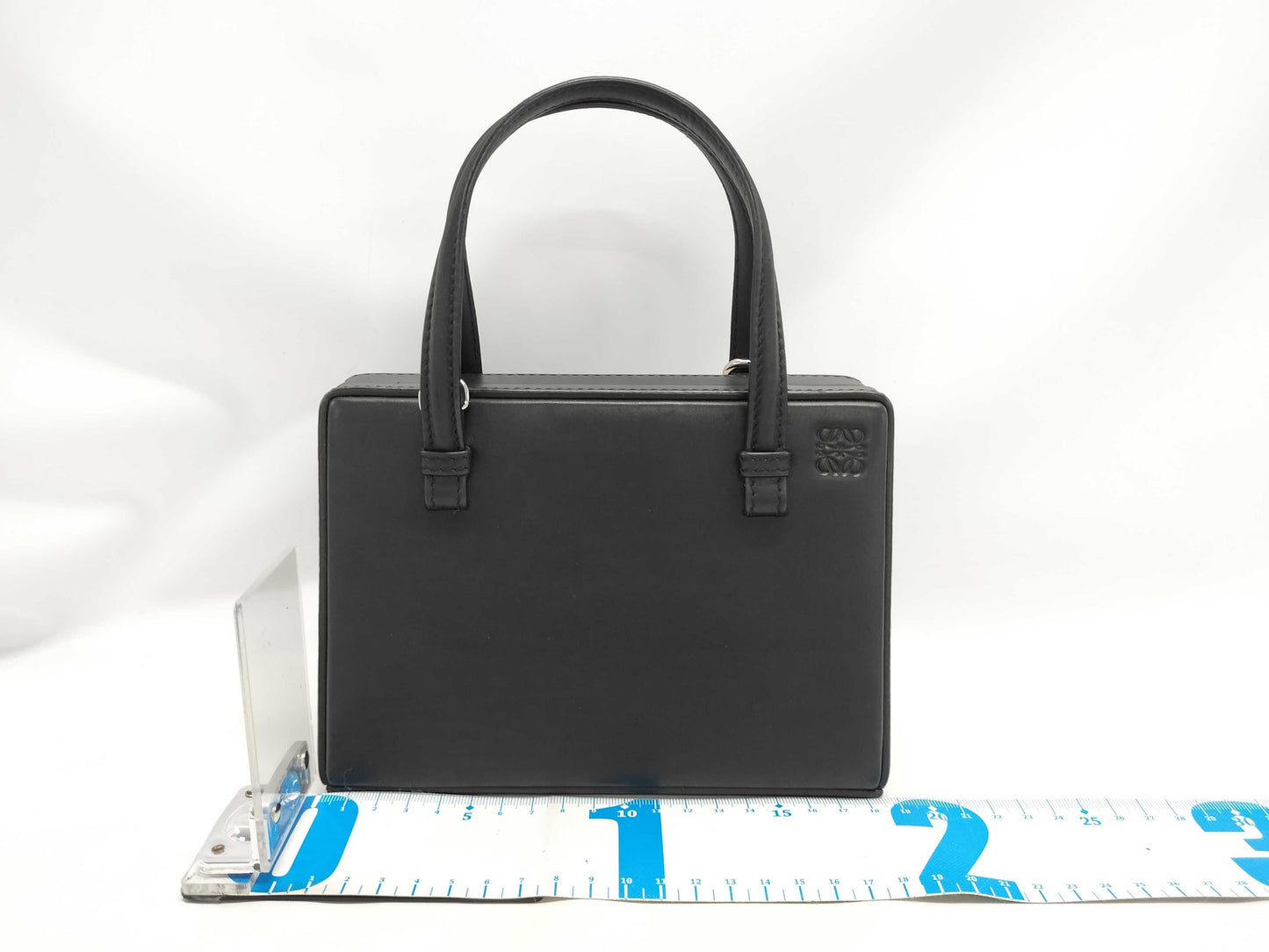 LOEWE Leather Postal Small Blue/Black Shoulder Bag
