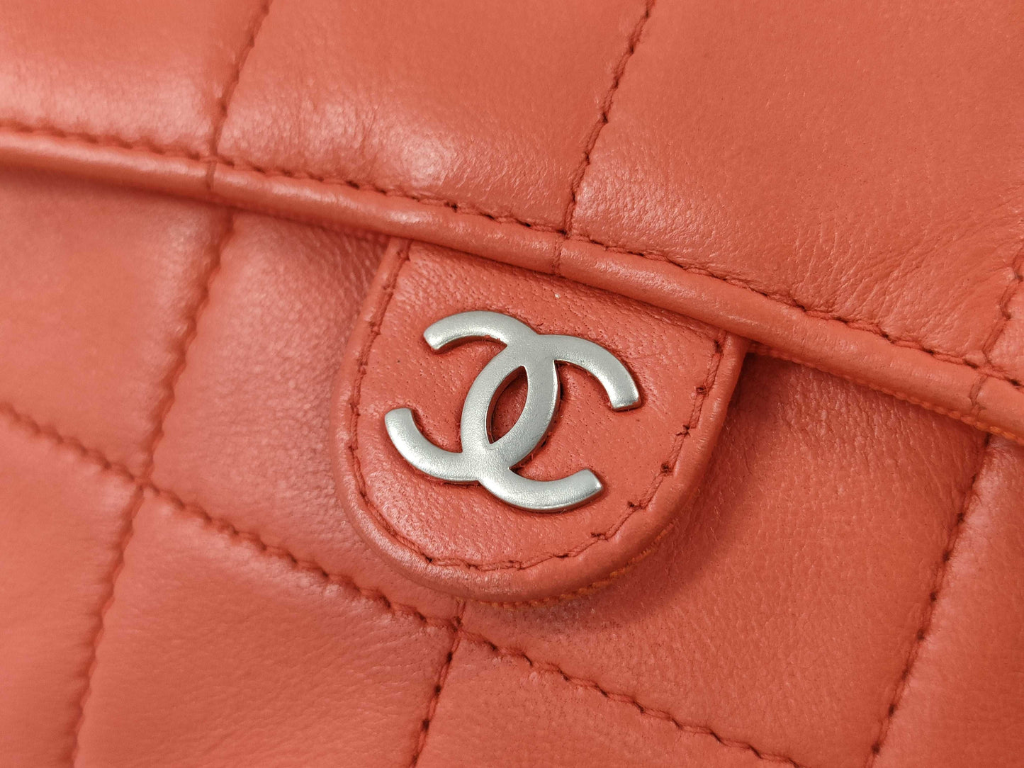 CHANEL Chocolate Bar Chain Shoulder Bag Lambskin Shoulder Bag