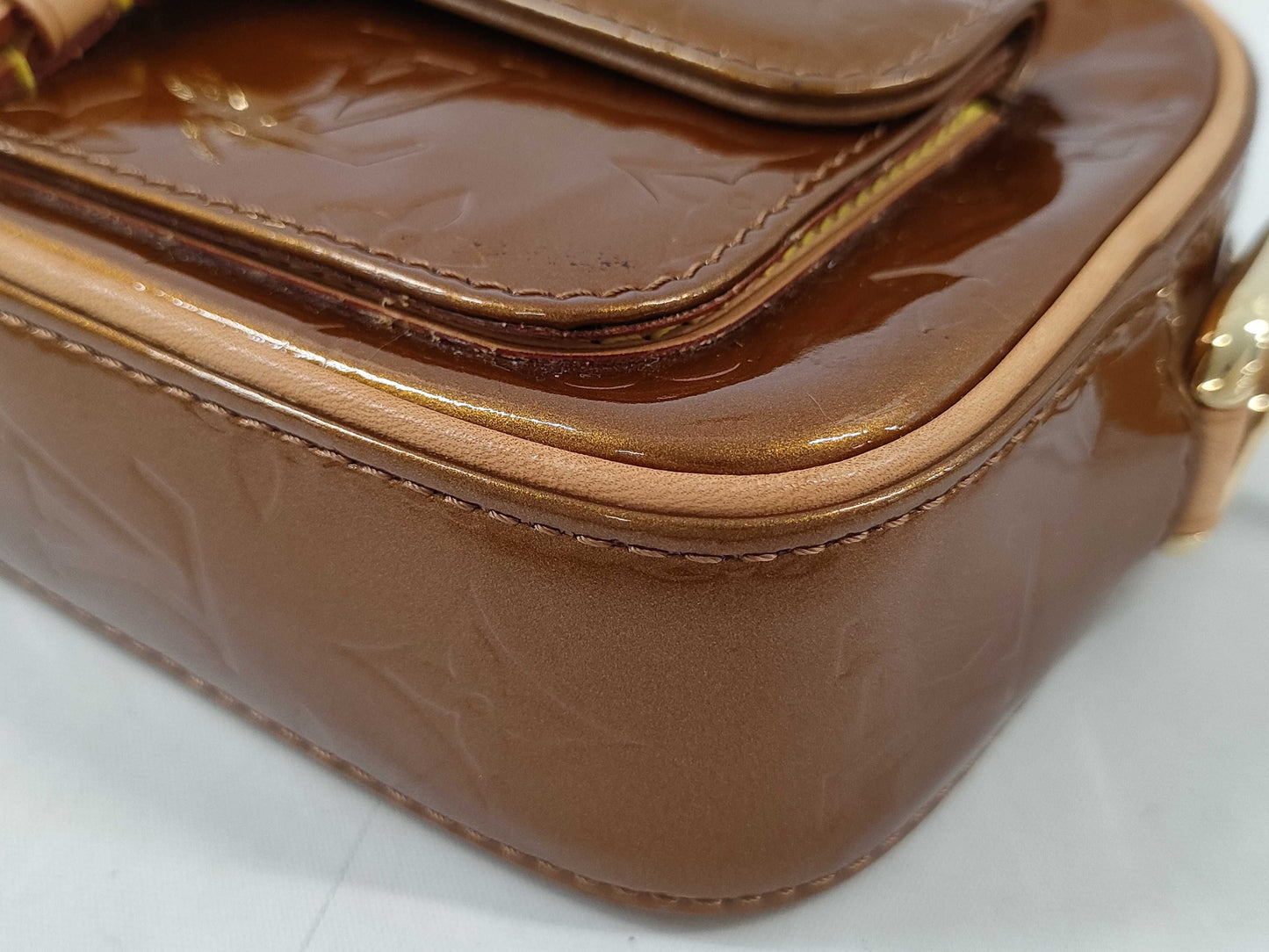 LOUIS VUITTON Monogram Vernis Christy MM Shoulder Bag Shoulder Bag