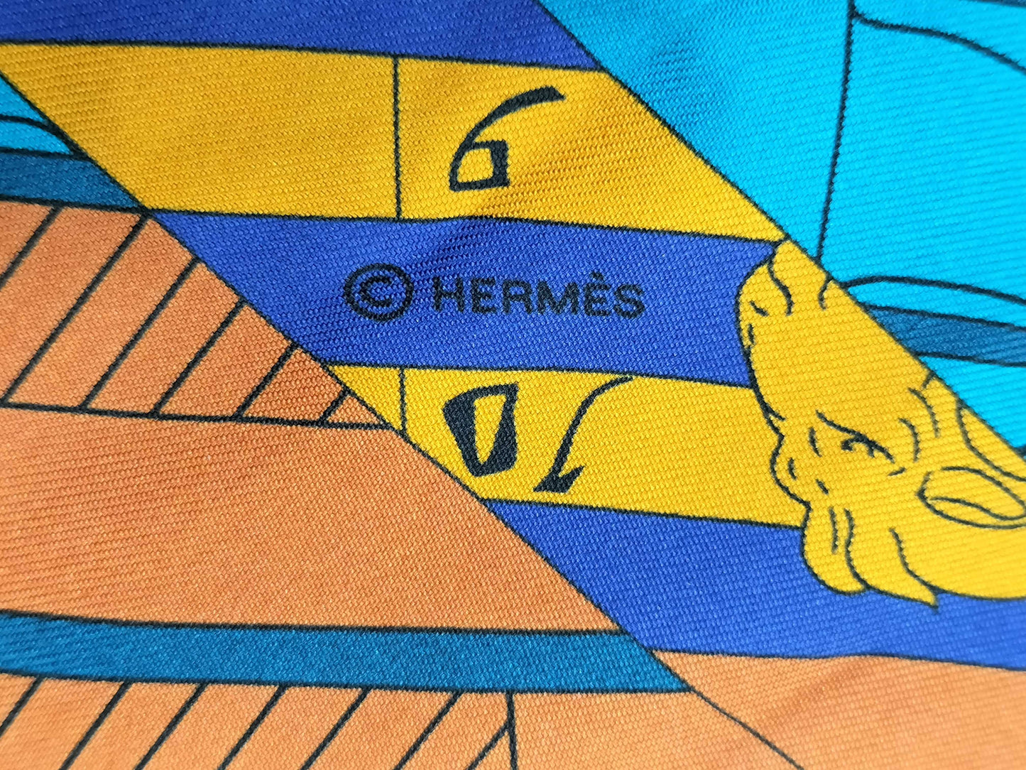 HERMES Silk Maxi Twilly with tag Other accessories