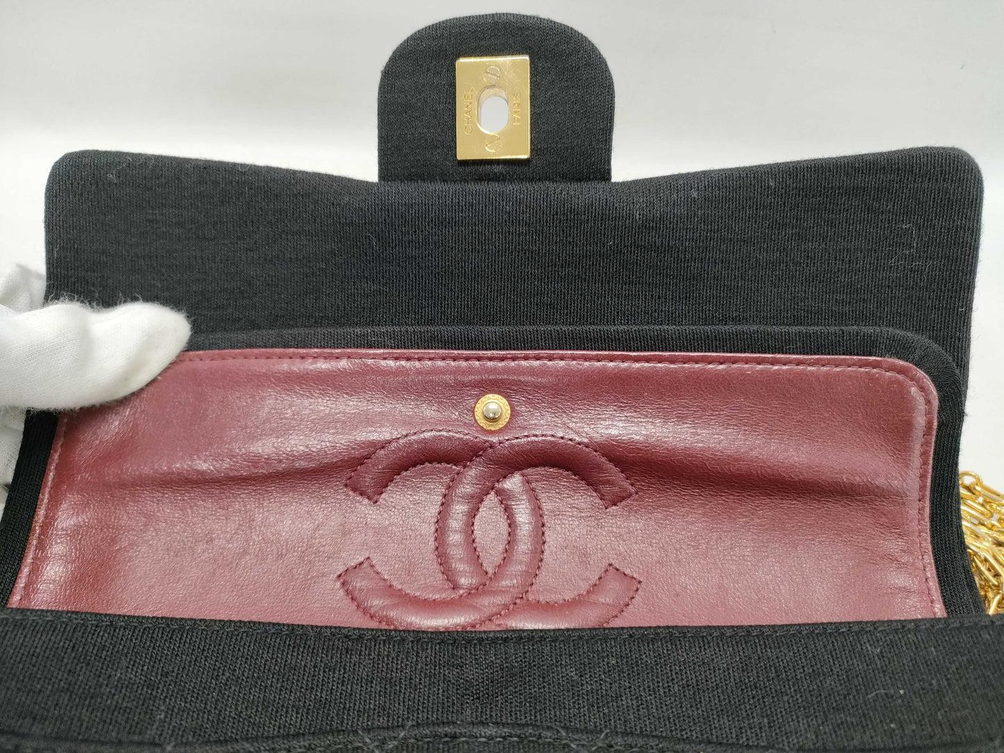 CHANEL Double Flap 23 Cotton 2.55 Chain Shoulder Bag, No. 2