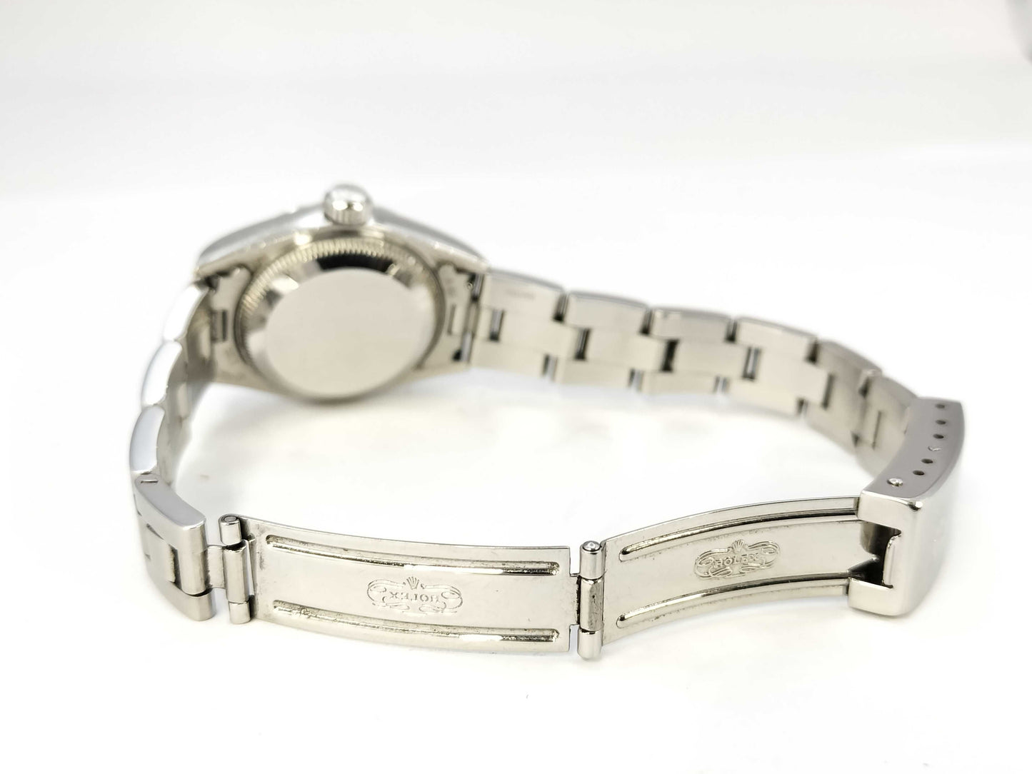 ROLEX Oyster Perpetual Date 79160 K949270 White Dial Women's Watch