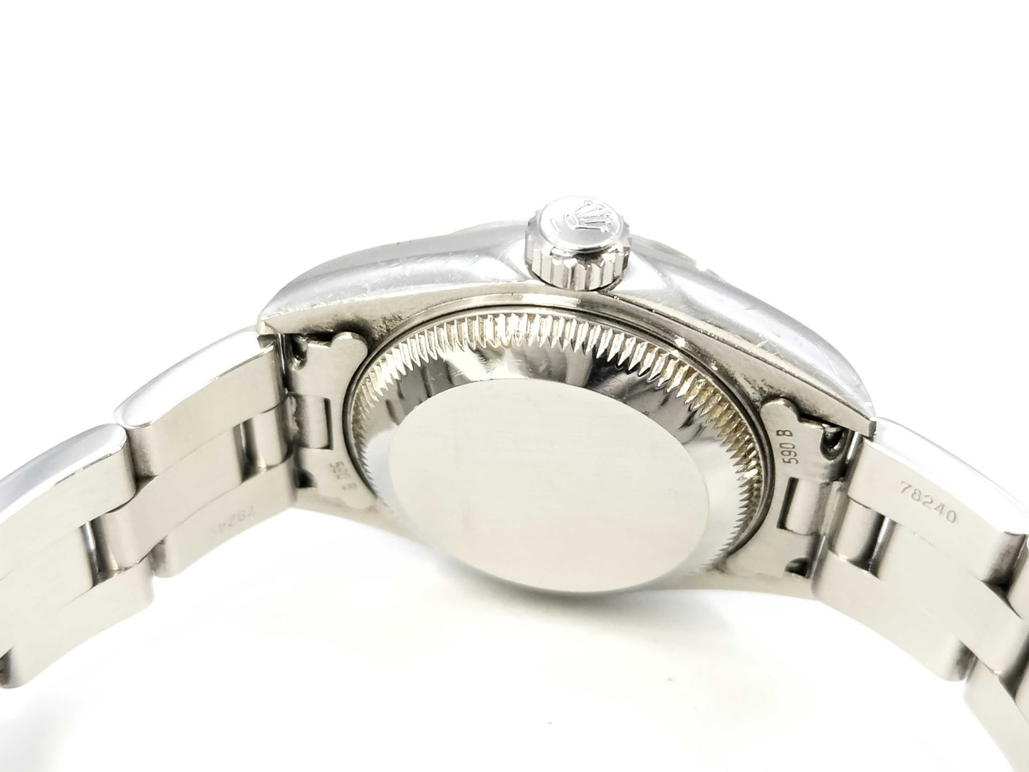 ROLEX Oyster Perpetual Date 79160 K949270 White Dial Women's Watch