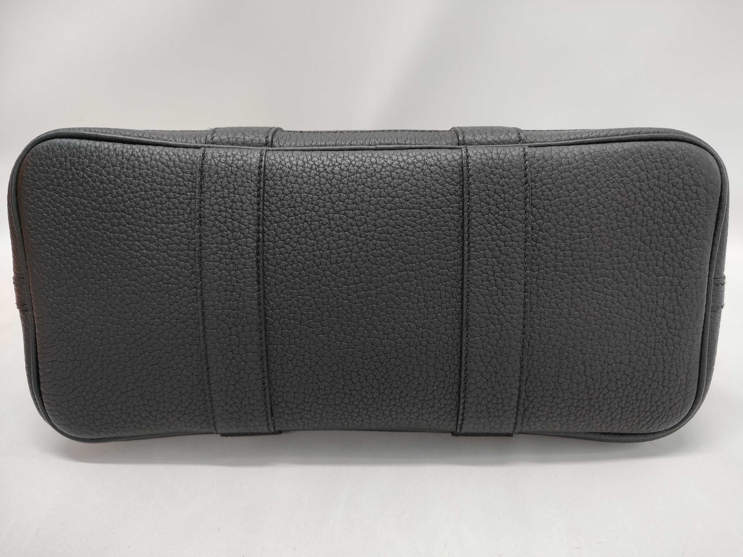 HERMES Garden Party TPM Negonda Handbag in Black with Silver Hardware and B Stamp