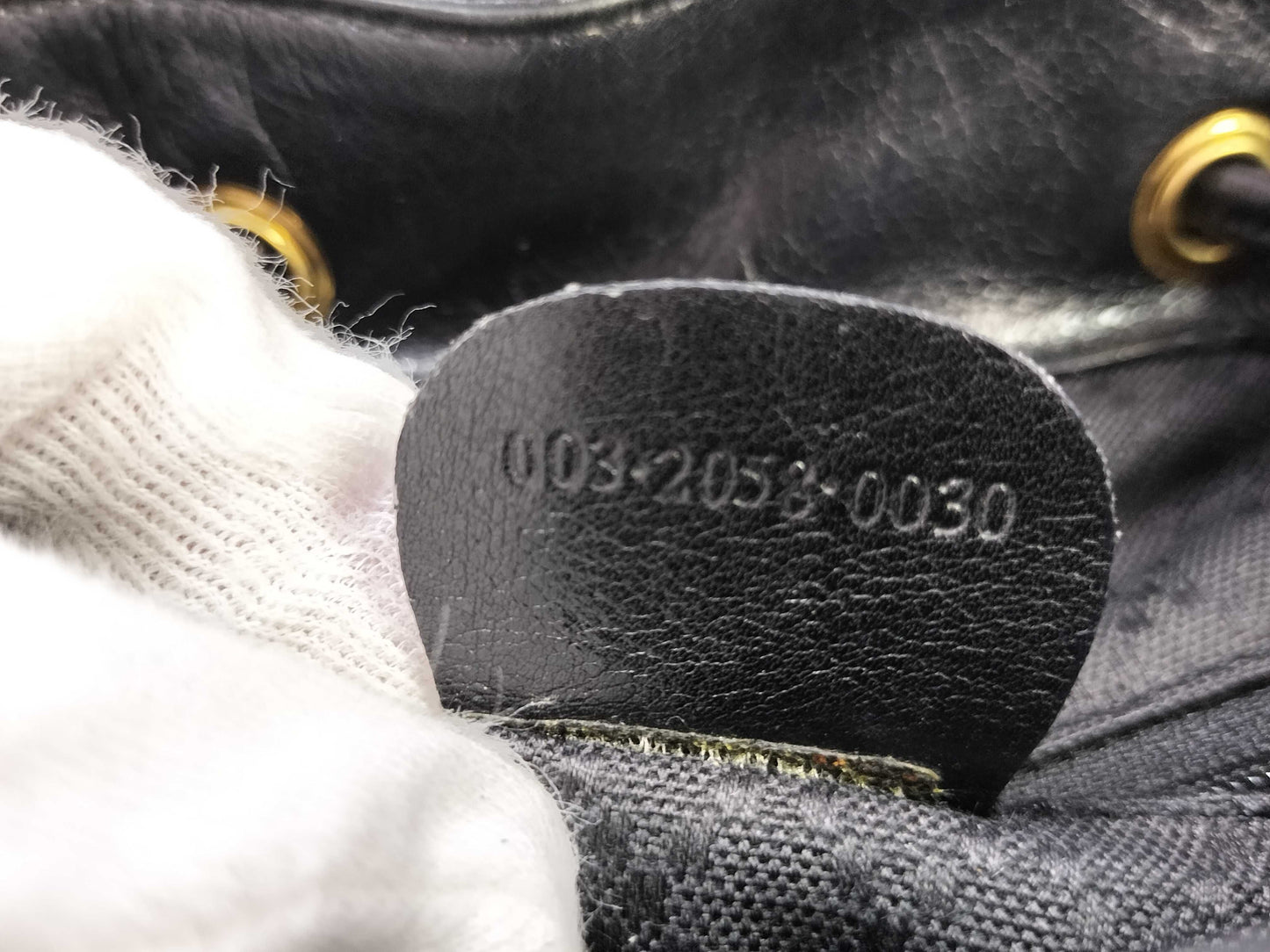 GUCCI Bamboo Backpack Black