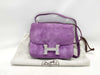 HERMES Constance Mini Dobris Anemone Shoulder Bag with Silver Hardware and Z Stamp