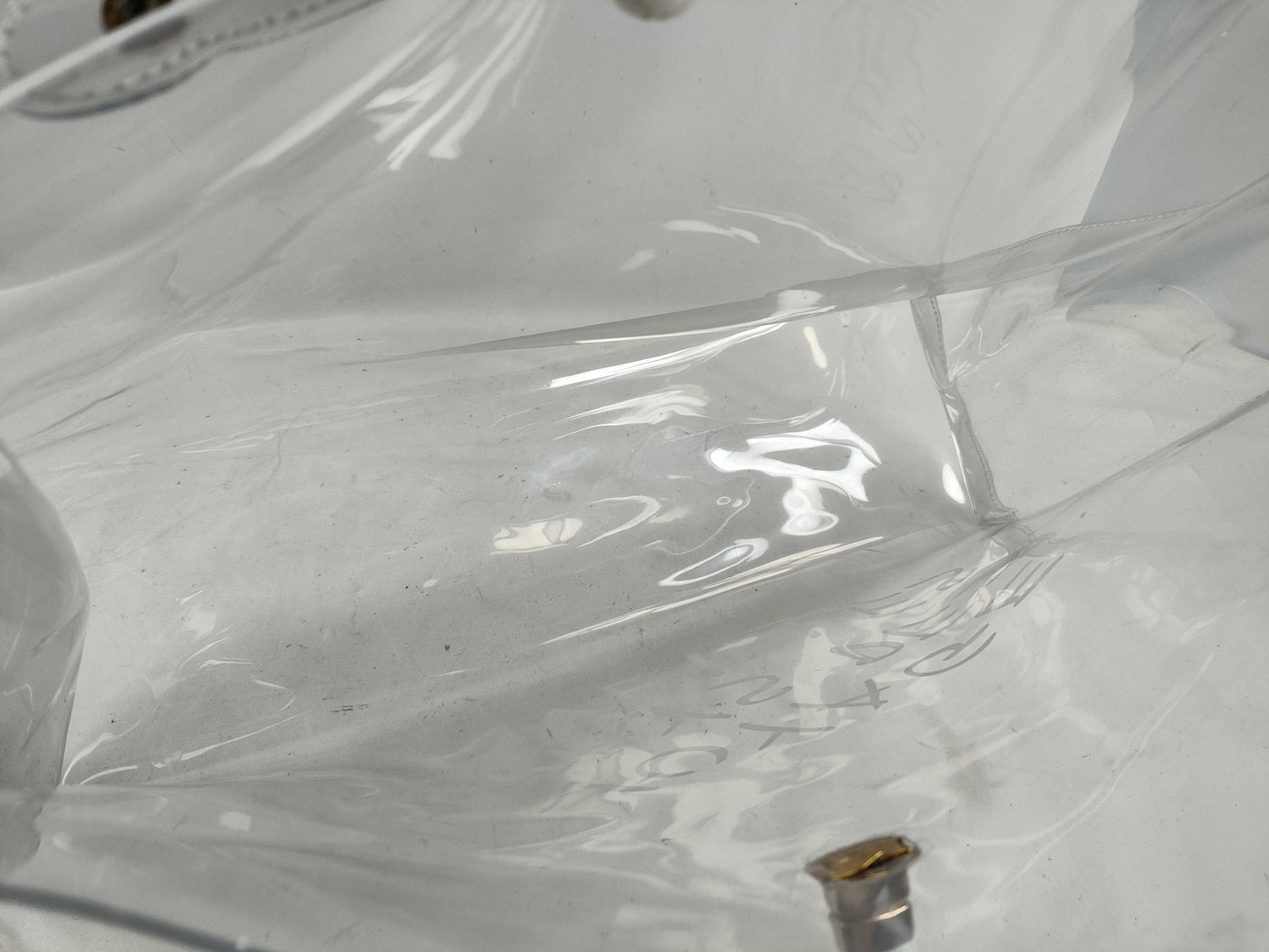 HERMES Kelly Kelly Vinyl Handbag