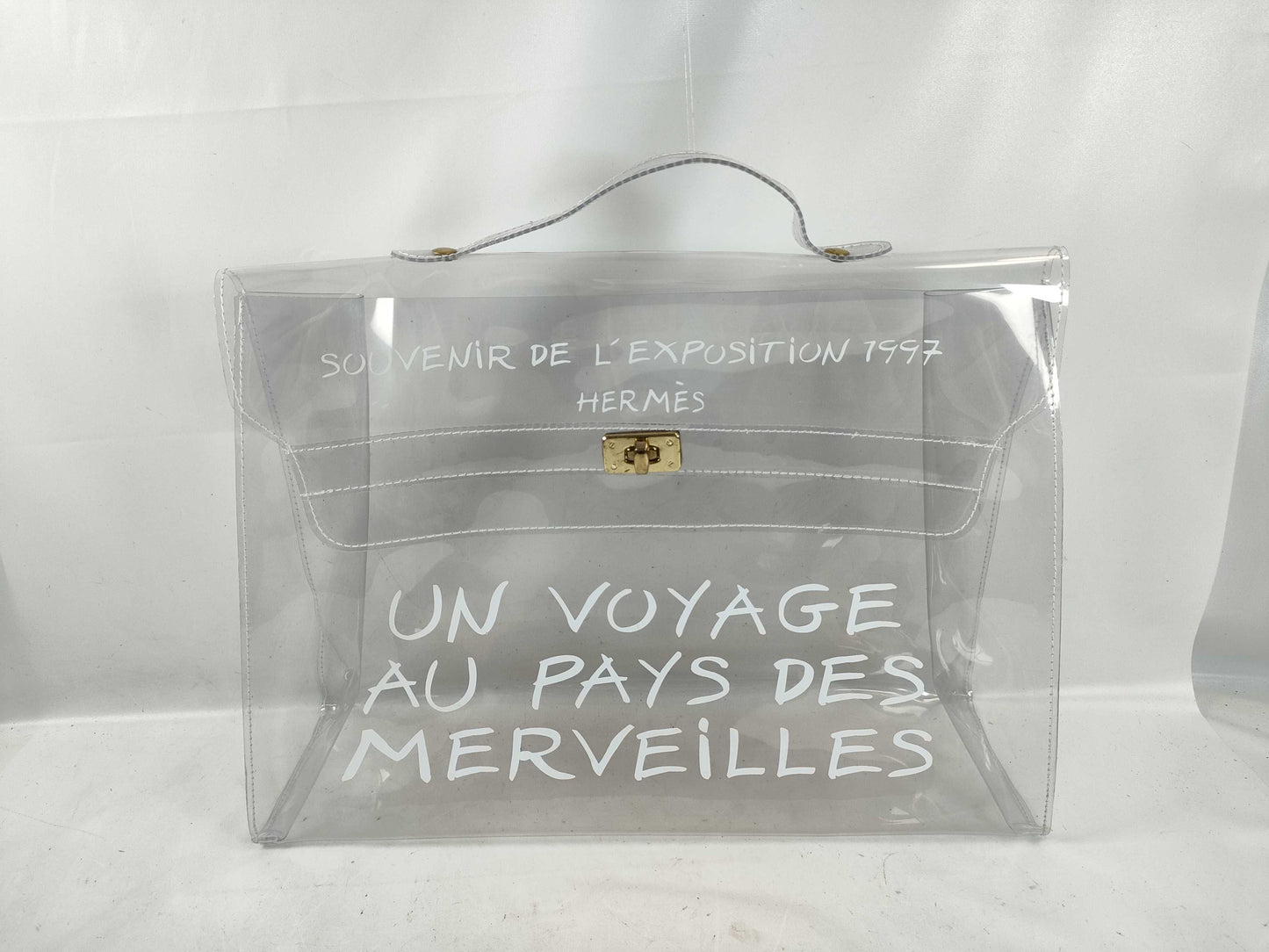 HERMES Kelly Kelly Vinyl Handbag