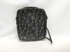 FENDI Zucchino Canvas and Leather Shoulder Bag Black 8BT053 Bag
