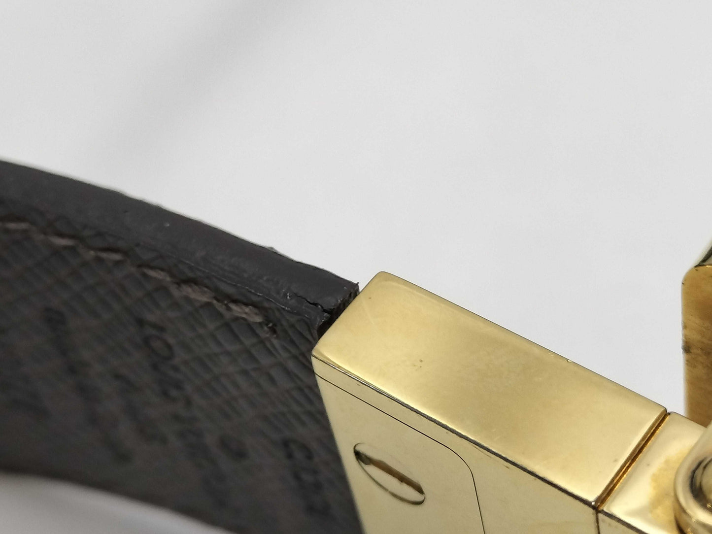 LOUIS VUITTON Damier Santur Inventour 85/34 M9677 CA3181 Belt