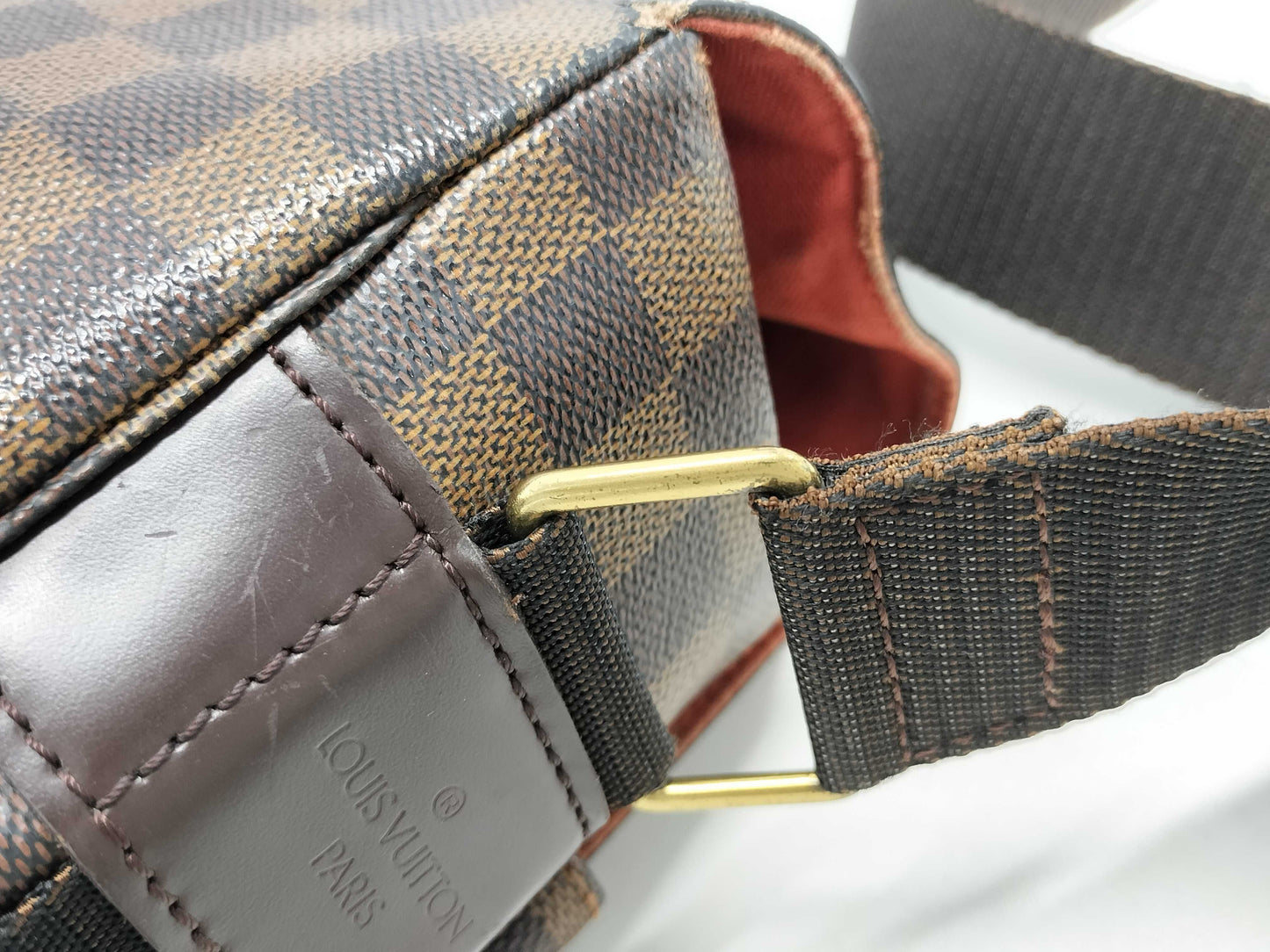 LOUIS VUITTON Damier Ebene Broadway Shoulder Bag N42270/TH0012