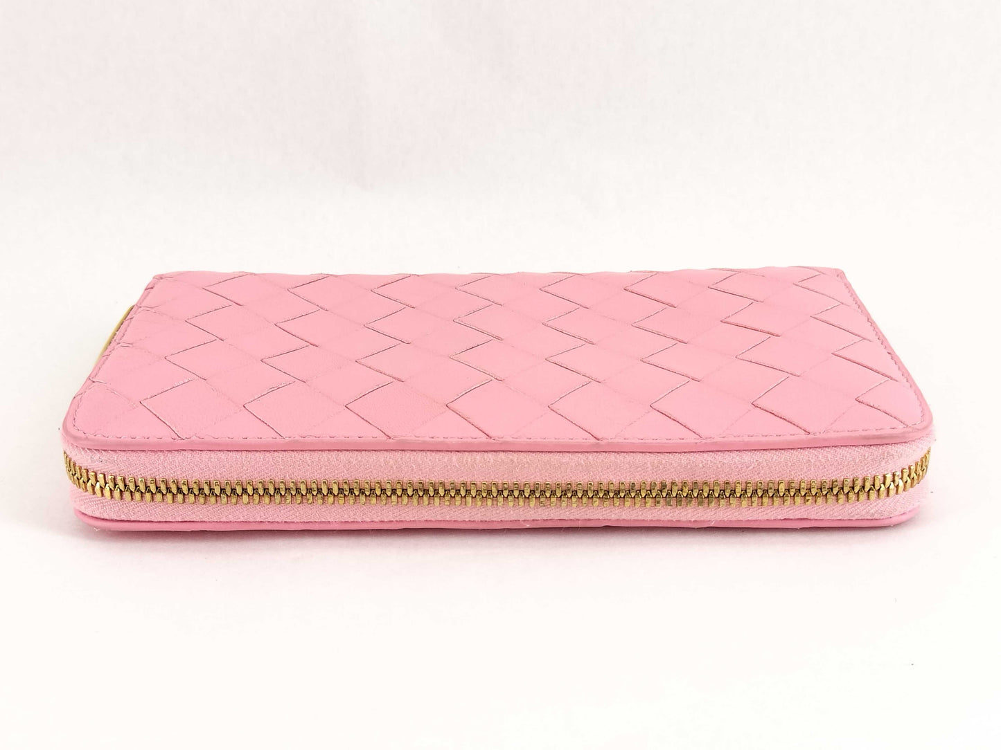 BOTTEGA VENETA Intrecciato Bottega Intrecciato Round Zip Wallet Accessories: Box, Dust Bag, Wallet