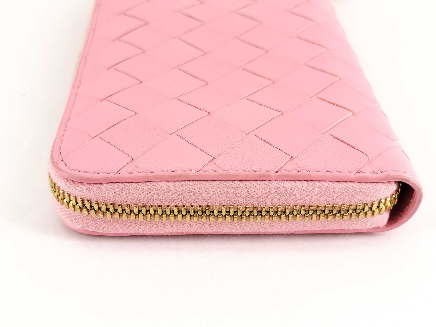 BOTTEGA VENETA Intrecciato Bottega Intrecciato Round Zip Wallet Accessories: Box, Dust Bag, Wallet