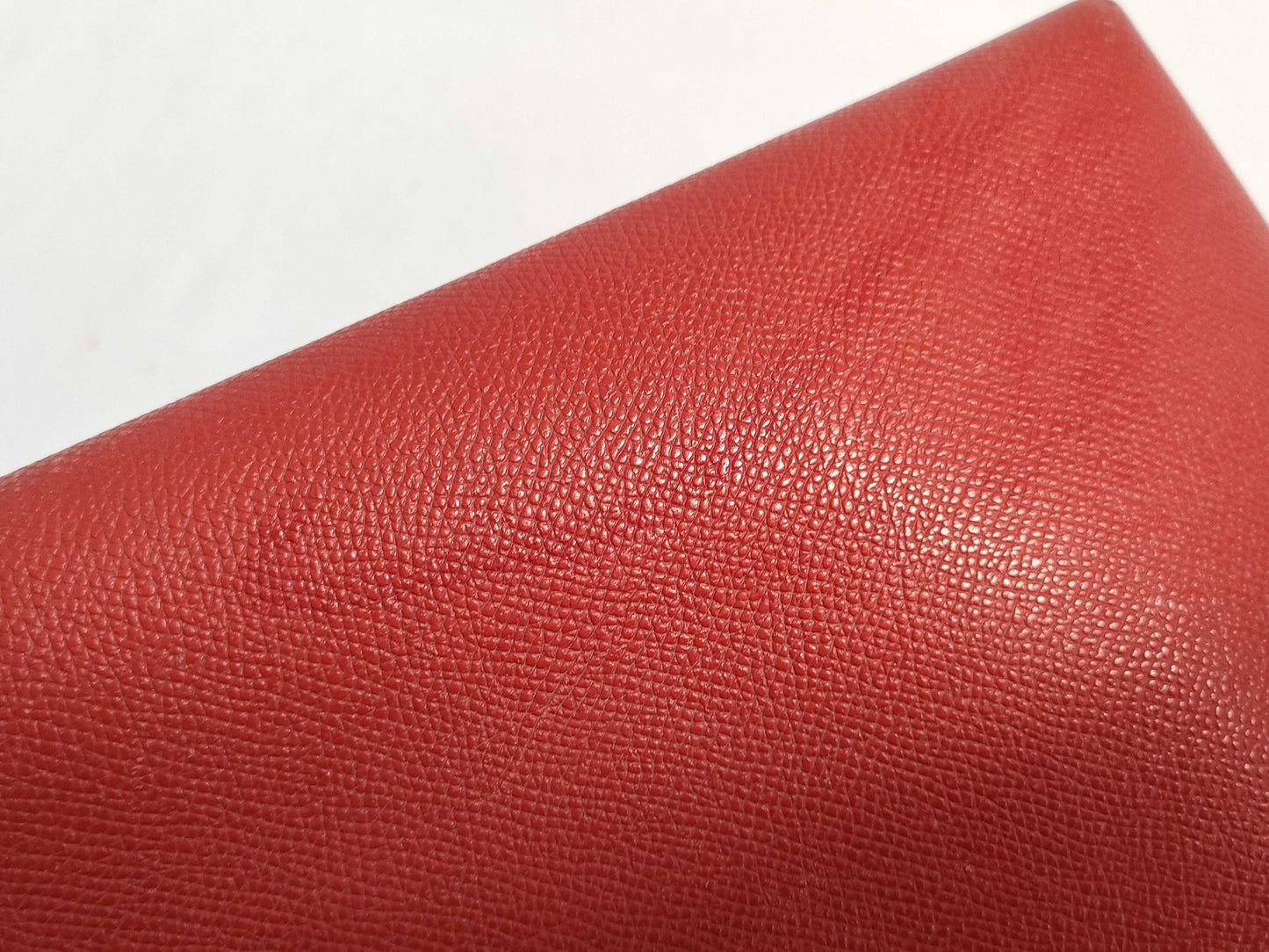 HERMES Berlingo PM Epson Rouge Bif Shoulder Bag with H Stamp