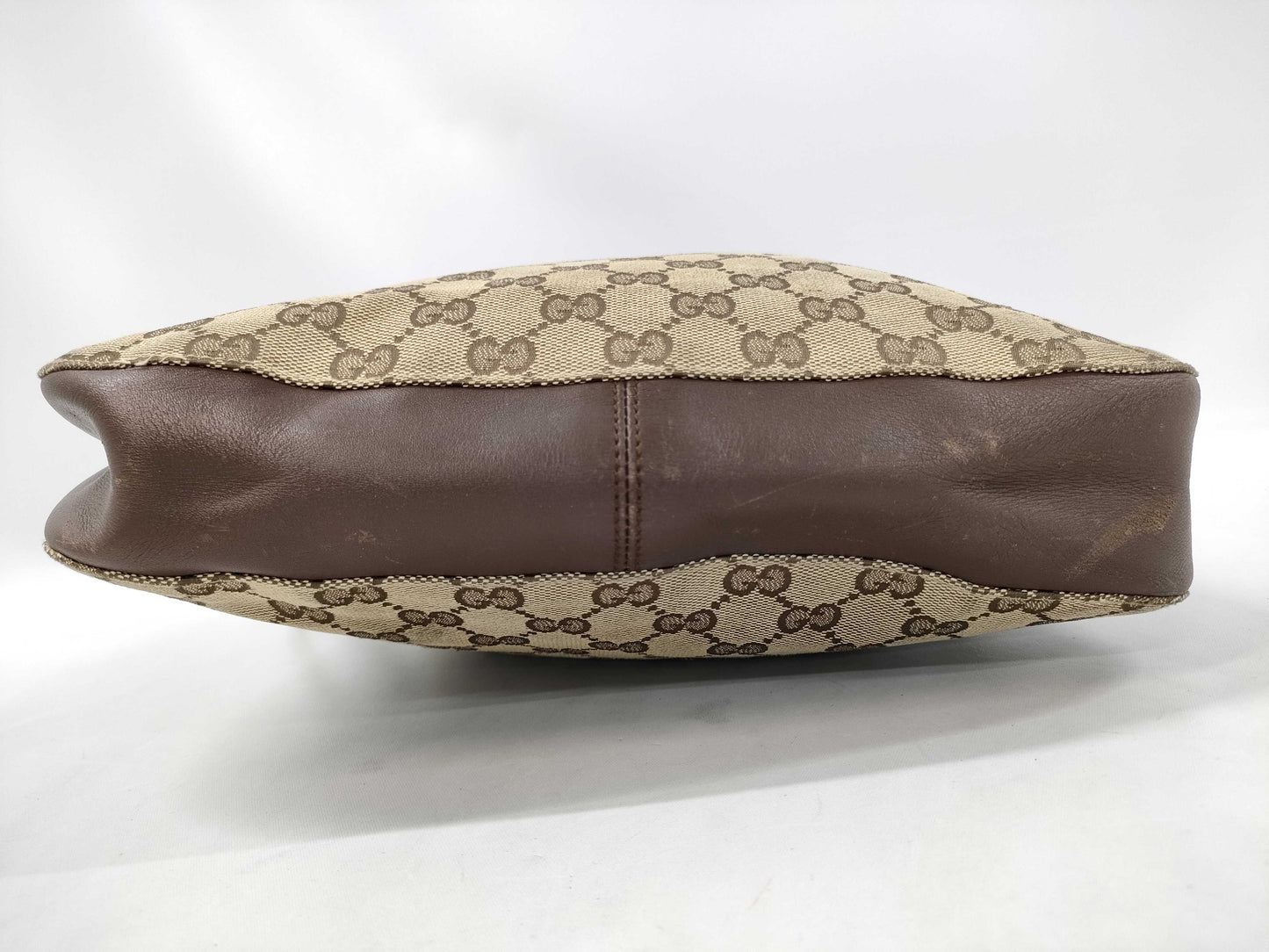 GUCCI One-Shoulder GG Canvas Drawcord Shoulder Bag