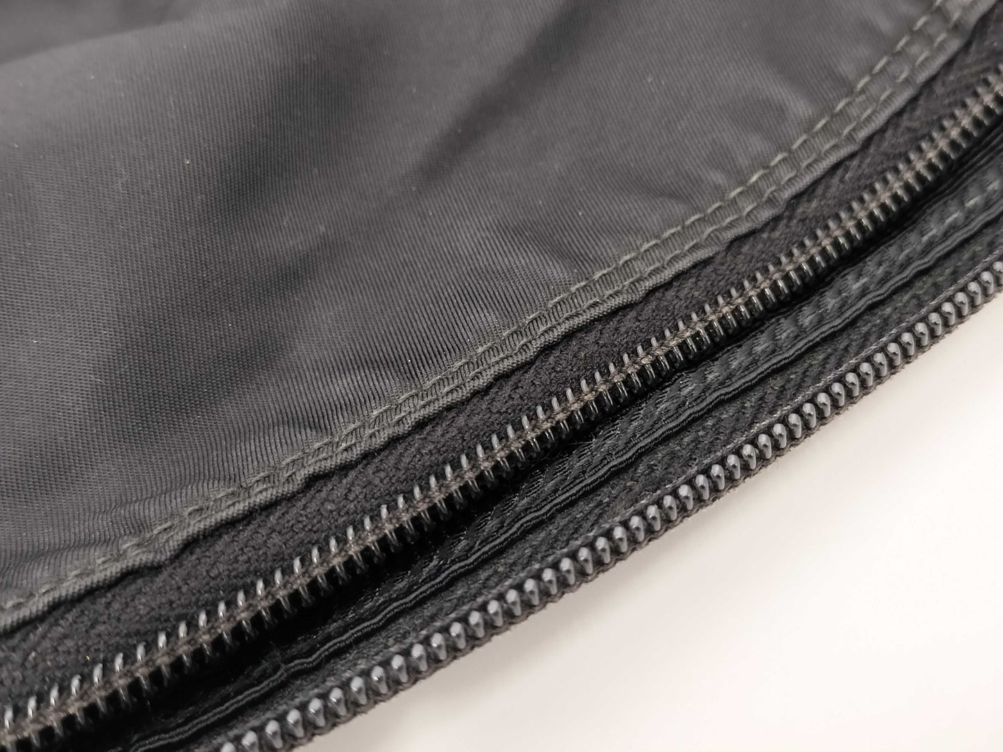 PRADA Prada Triangle Logo Black Shoulder Bag