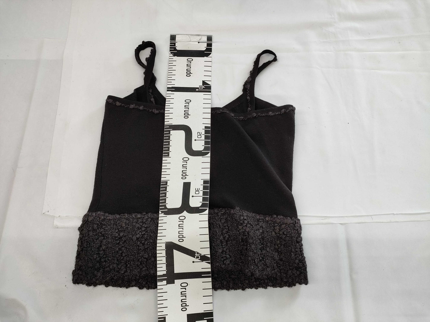 Dior Christian Dior Camisole Knit Black Size 38 Tops
