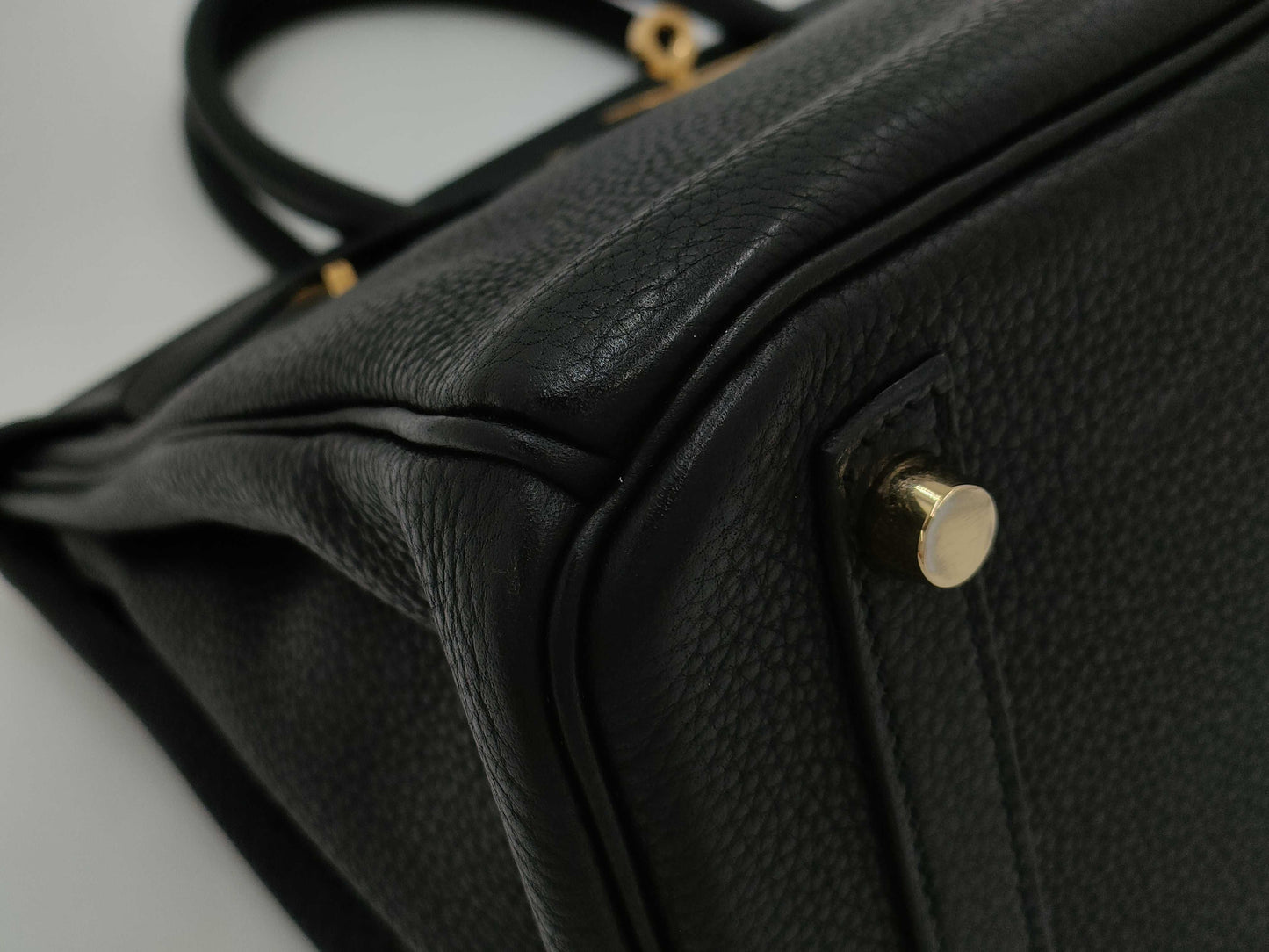 HERMES Birkin 30 Togo Black M Handbag