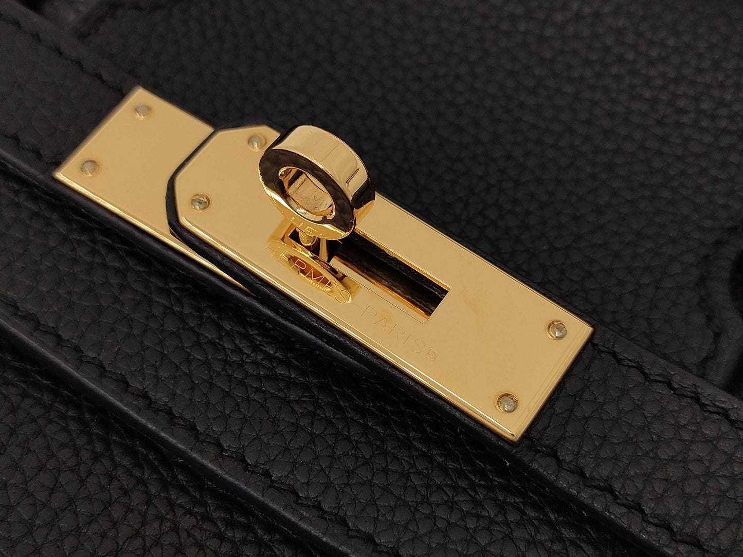 HERMES Birkin 30 Togo Black M Handbag