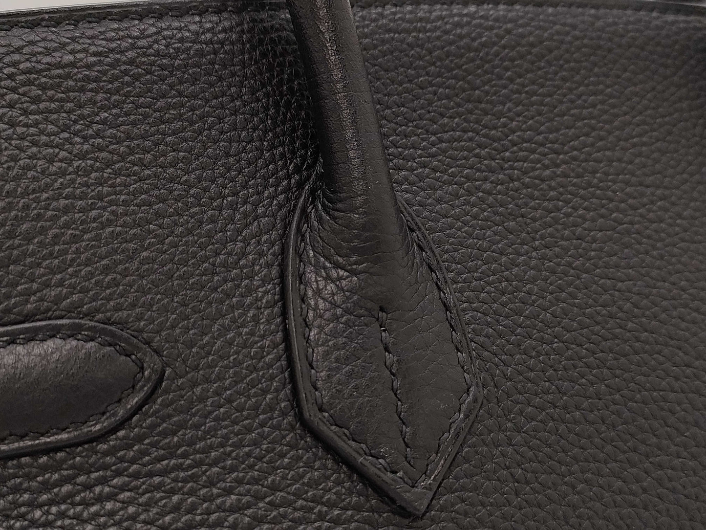 HERMES Birkin 30 Togo Black M Handbag