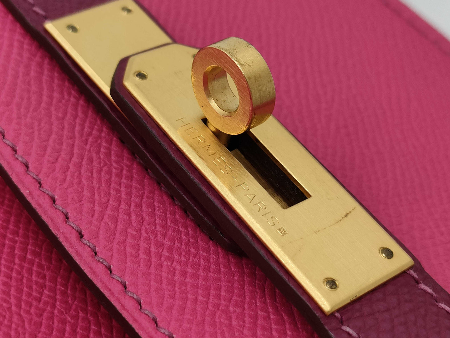 HERMES Birkin 30 Personal Order Epson Pink □R Handbag