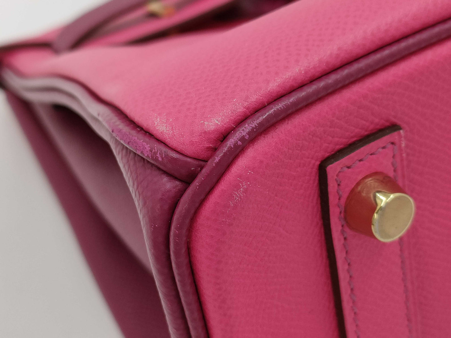 HERMES Birkin 30 Personal Order Epson Pink □R Handbag