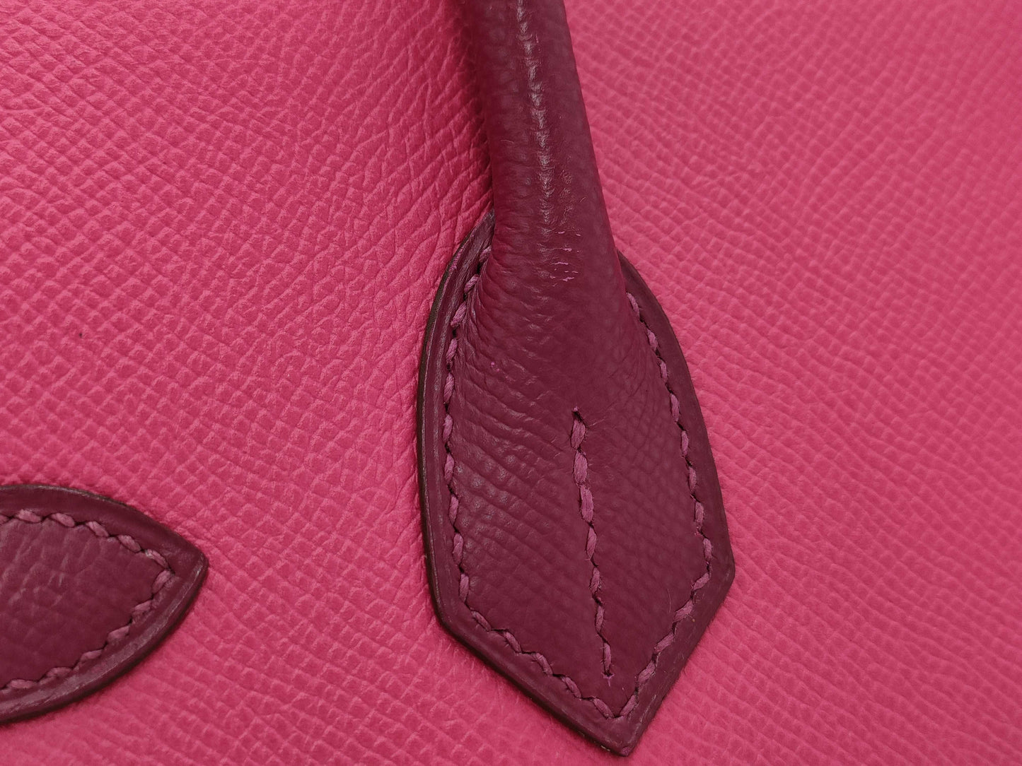 HERMES Birkin 30 Personal Order Epson Pink □R Handbag