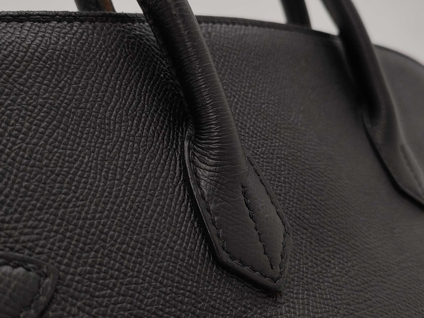 HERMES Birkin 35 Epsom Black F Handbag