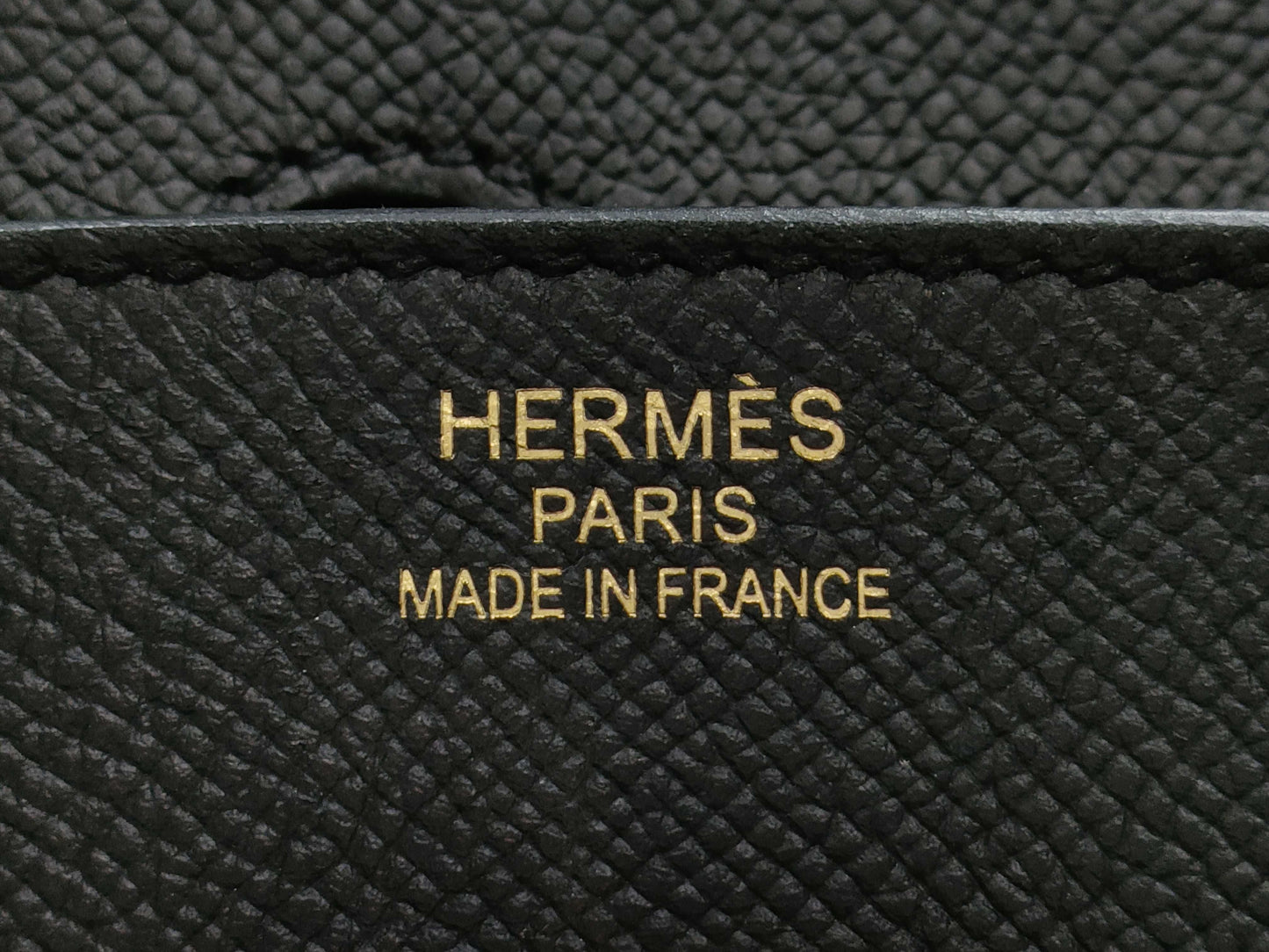 HERMES Birkin 35 Epsom Black F Handbag