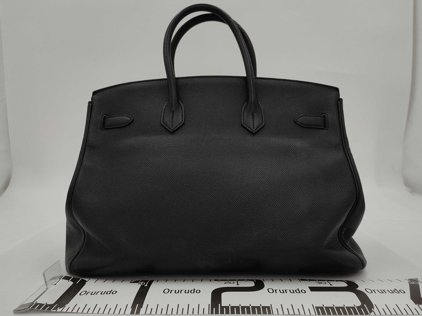 HERMES Birkin 35 Epsom Black F Handbag