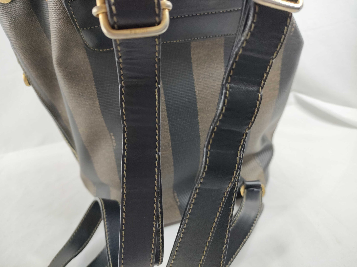 FENDI Pecan Pattern Fendi Pecan PVC Backpack