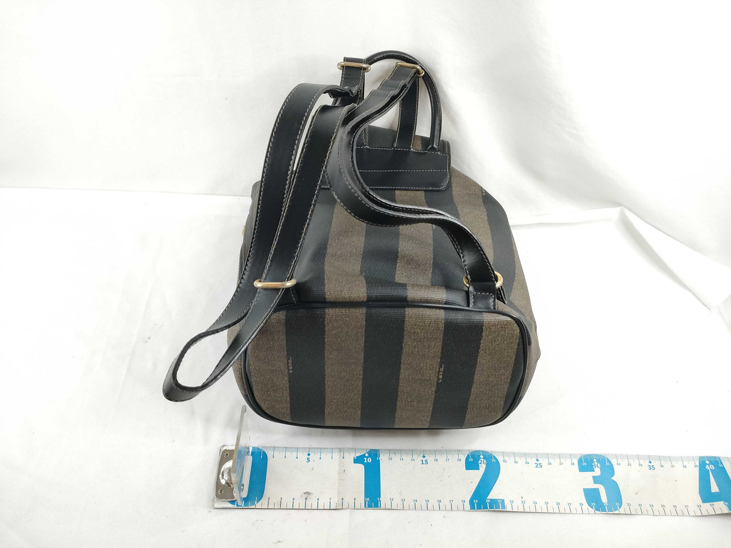 FENDI Pecan Pattern Fendi Pecan PVC Backpack