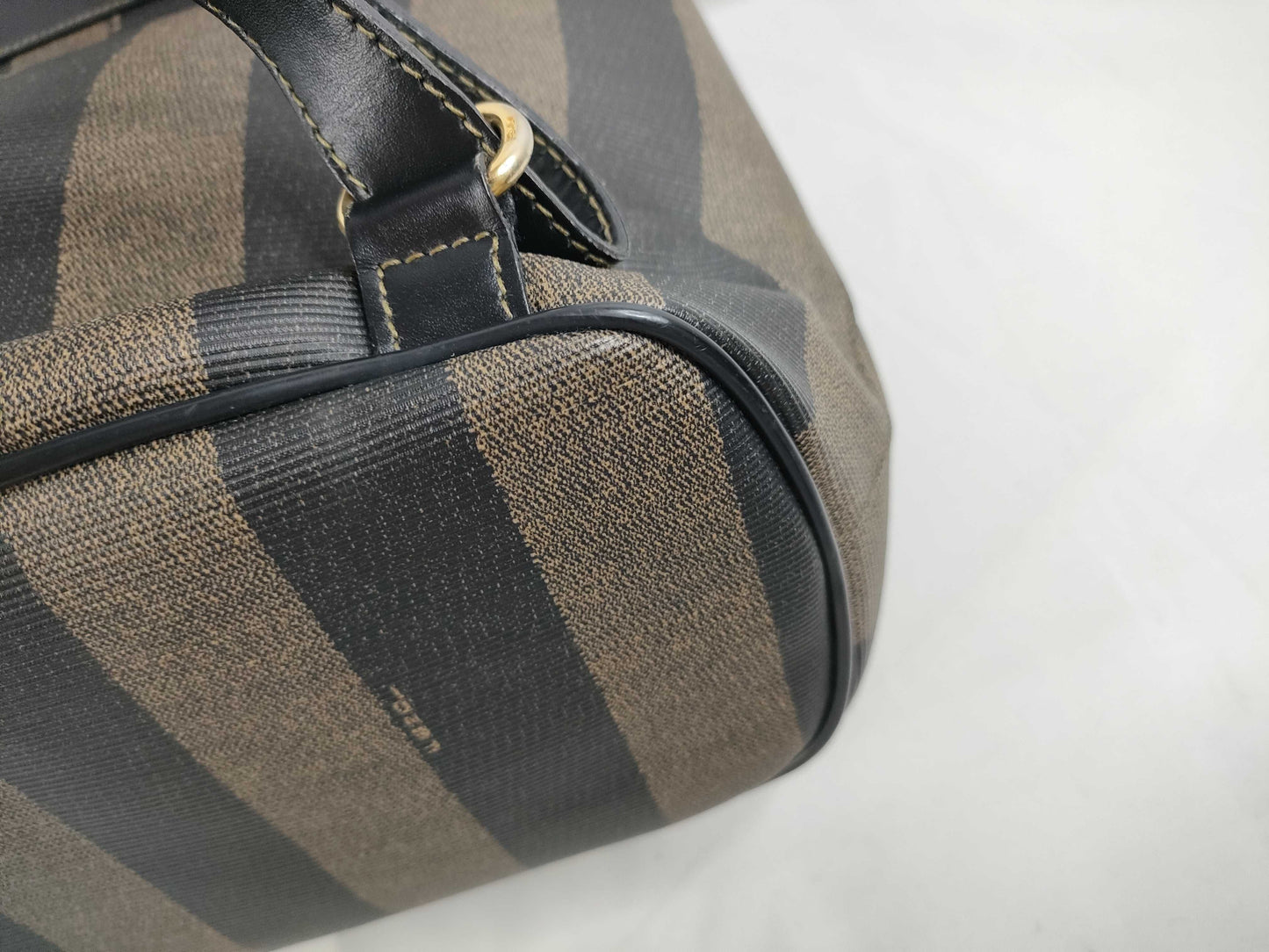 FENDI Pecan Pattern Fendi Pecan PVC Backpack