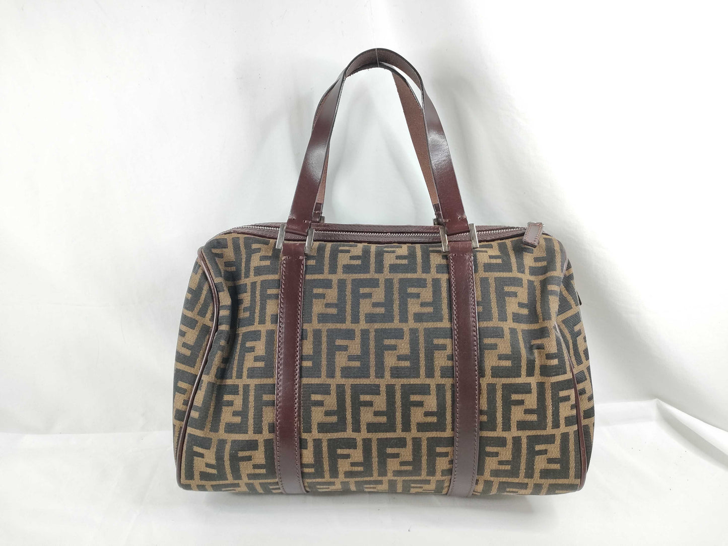 FENDI Zucca pattern mini Boston bag handbag