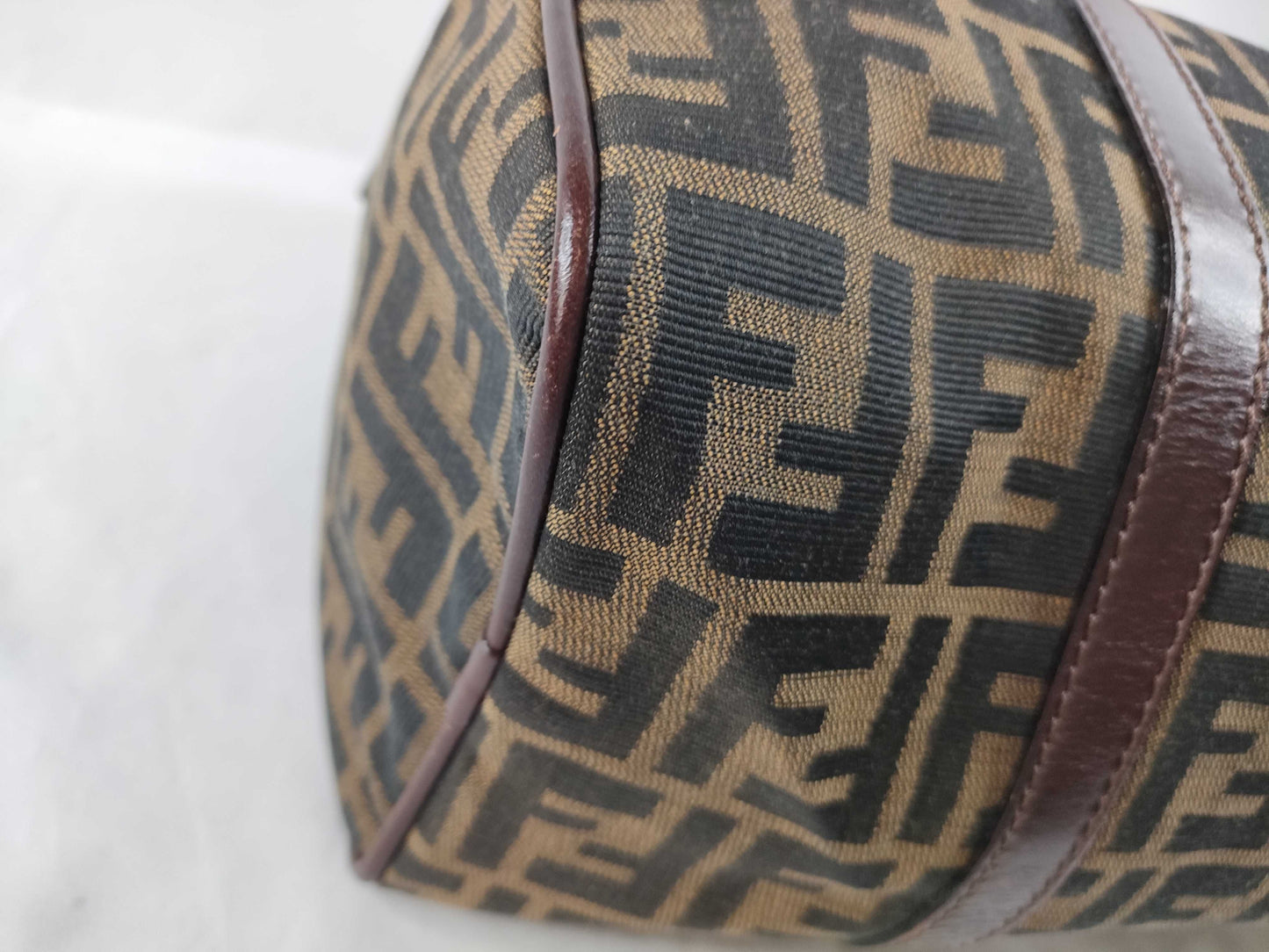 FENDI Zucca pattern mini Boston bag handbag