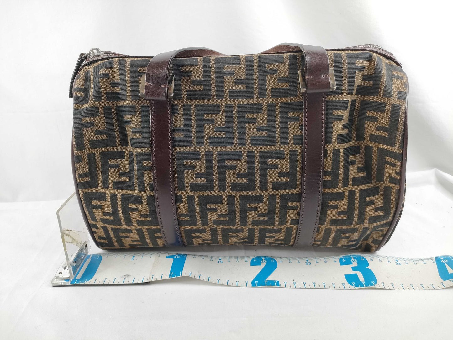 FENDI Zucca pattern mini Boston bag handbag