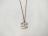 CHANEL Coco Mark Necklace Gold A17 P Necklace
