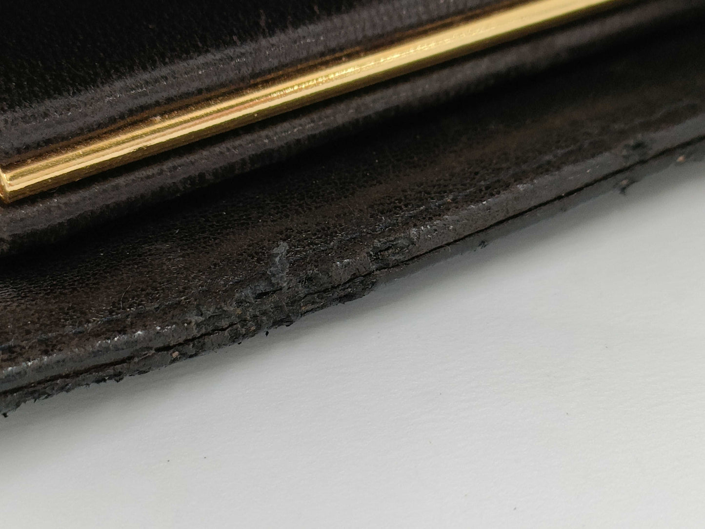 CHANEL Coco Mark Double Flap Long Wallet Black