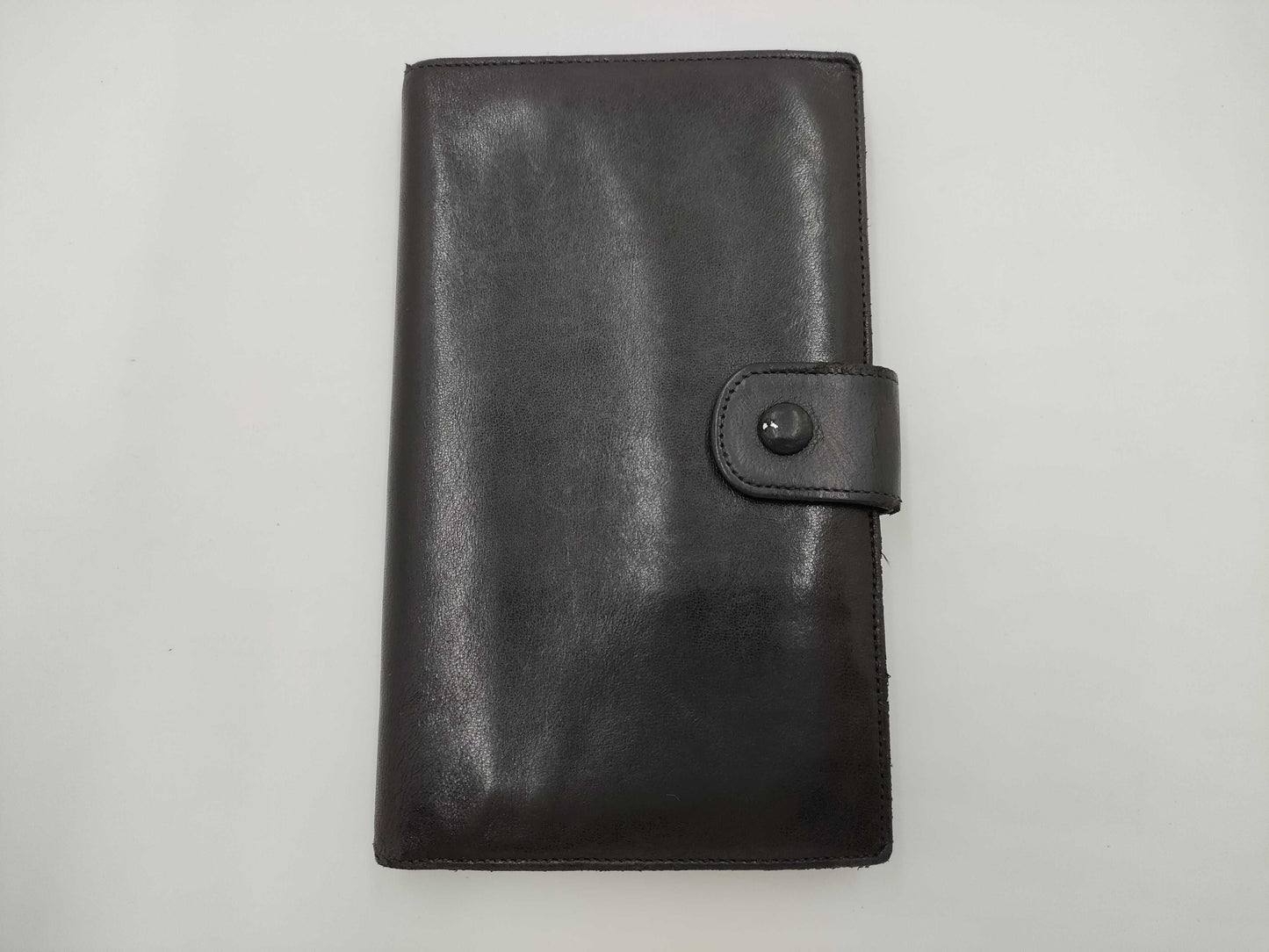CHANEL Coco Mark Double Flap Long Wallet Black