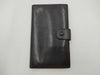 CHANEL Coco Mark Double Flap Long Wallet Black