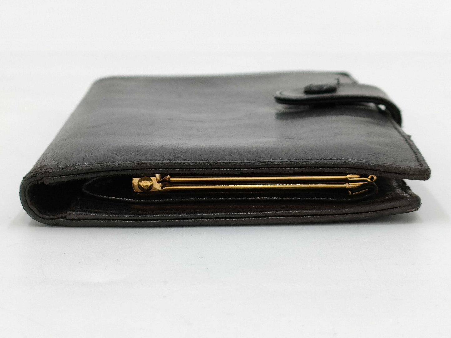 CHANEL Coco Mark Double Flap Long Wallet Black