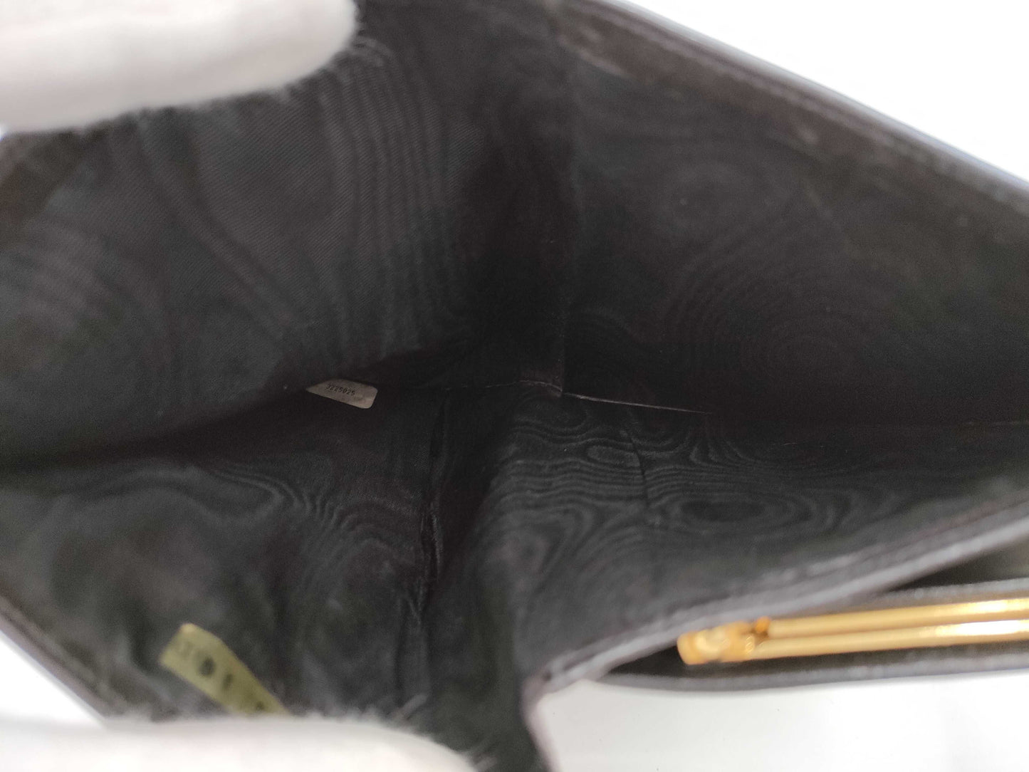 CHANEL Coco Mark Double Flap Long Wallet Black