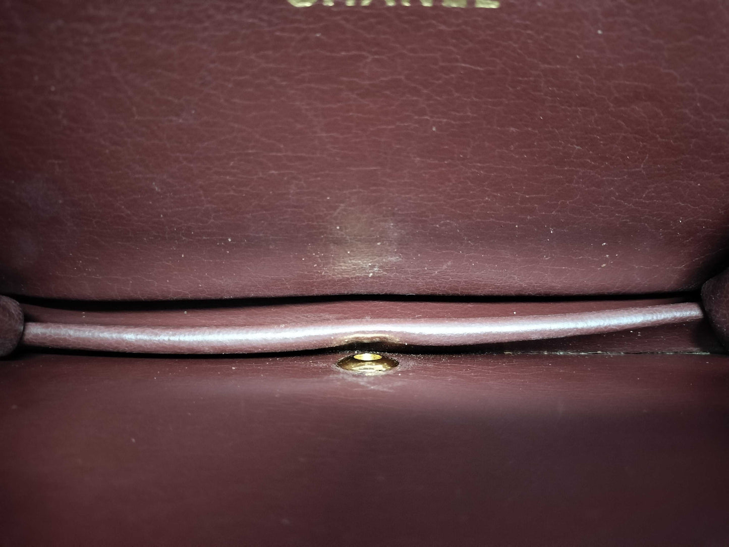 CHANEL Cotton Push Lock Black Shoulder Bag