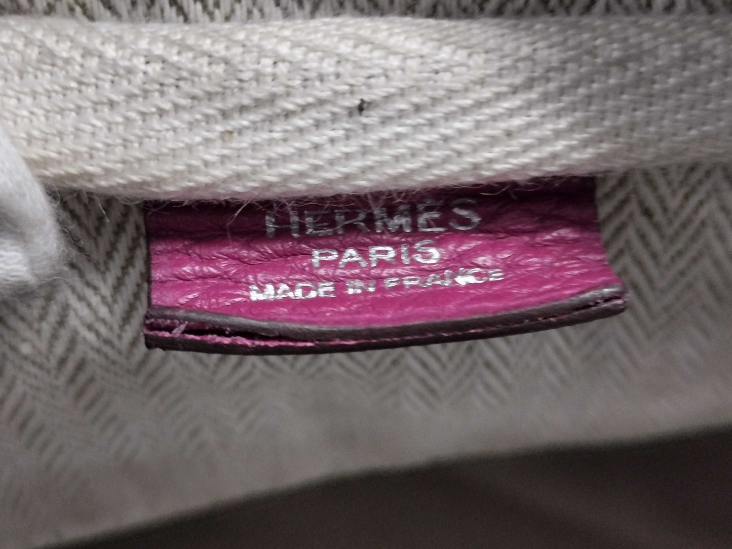 HERMES Victoria Purple Boston Bag