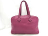 HERMES Victoria Purple Boston Bag