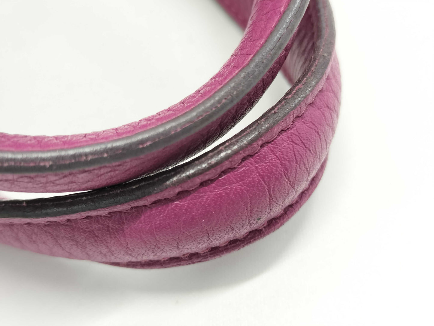 HERMES Victoria Purple Boston Bag