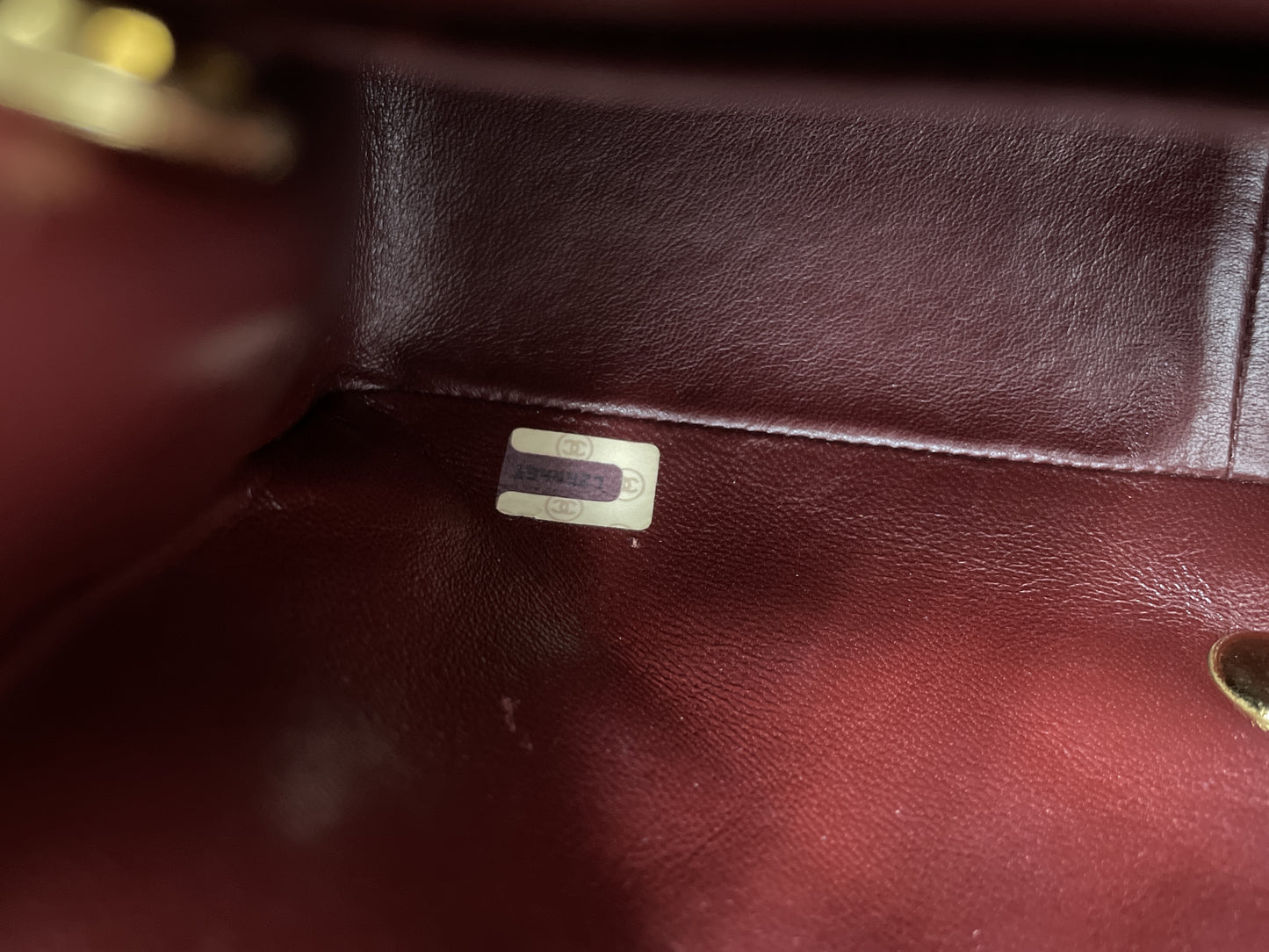 CHANEL Diana Matelasse Shoulder Bag in Black with Seal Card