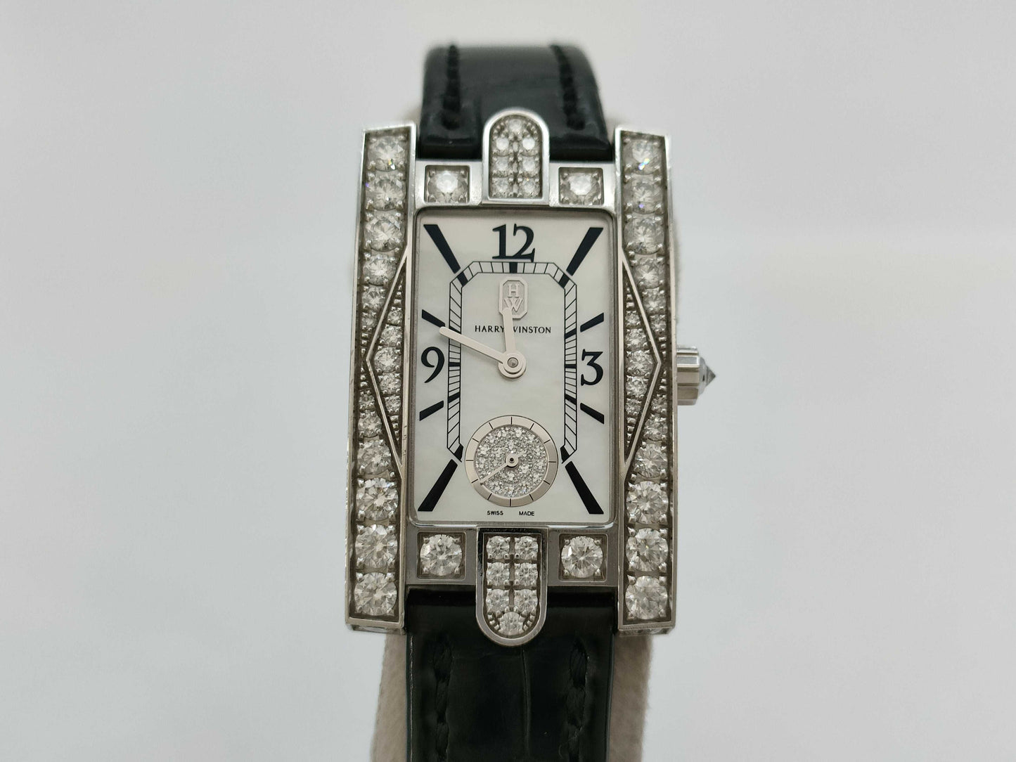 HARRY WINSTON AVEQHM21 087970 Quartz Shell Dial 18K Gold Women's Watch