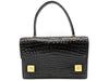 HERMES Crocodile Piano Polosus Handbag with V Stamp