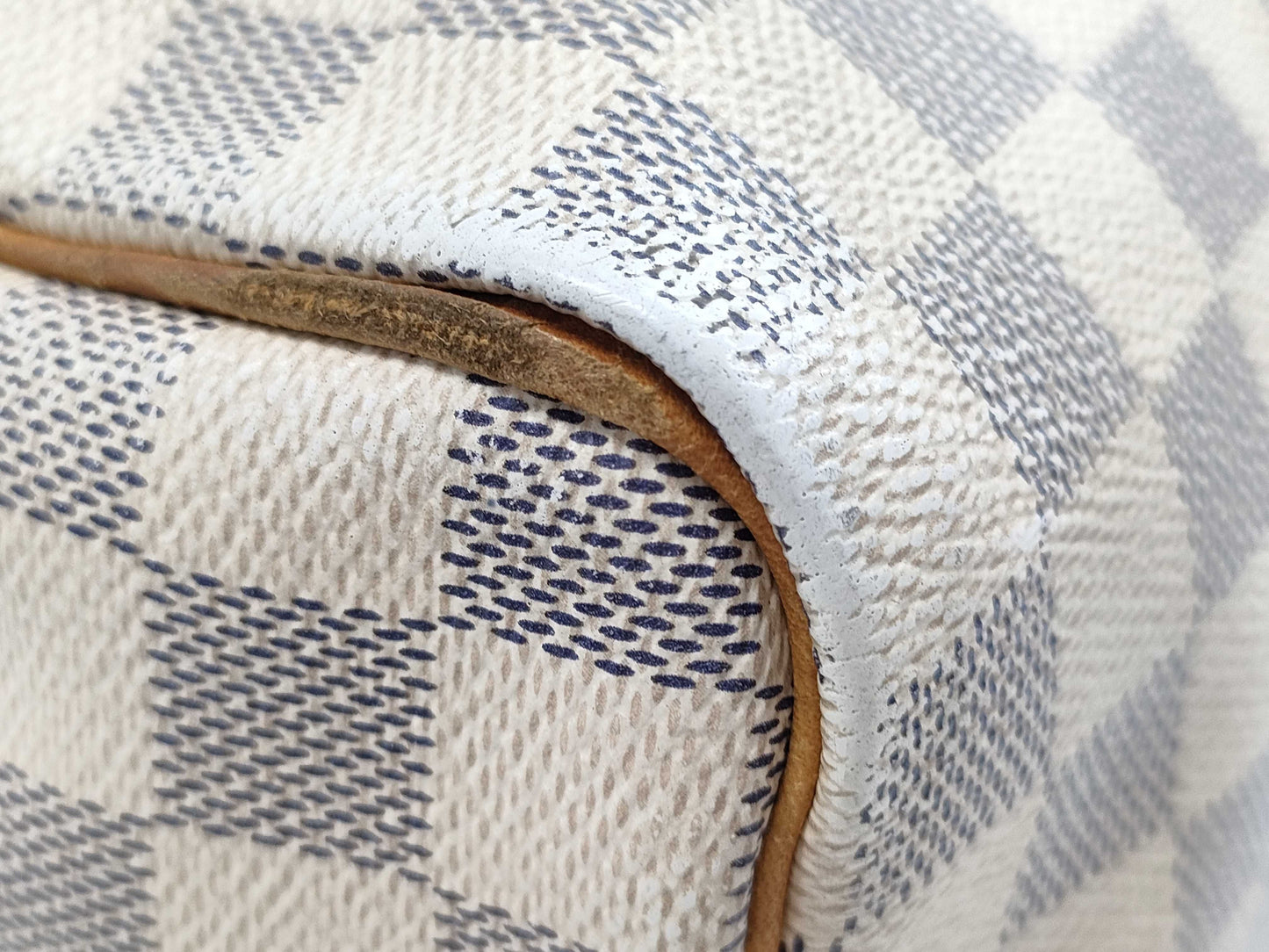 LOUIS VUITTON LV Damier Azur Speedy Bandouliere 25 Handbag